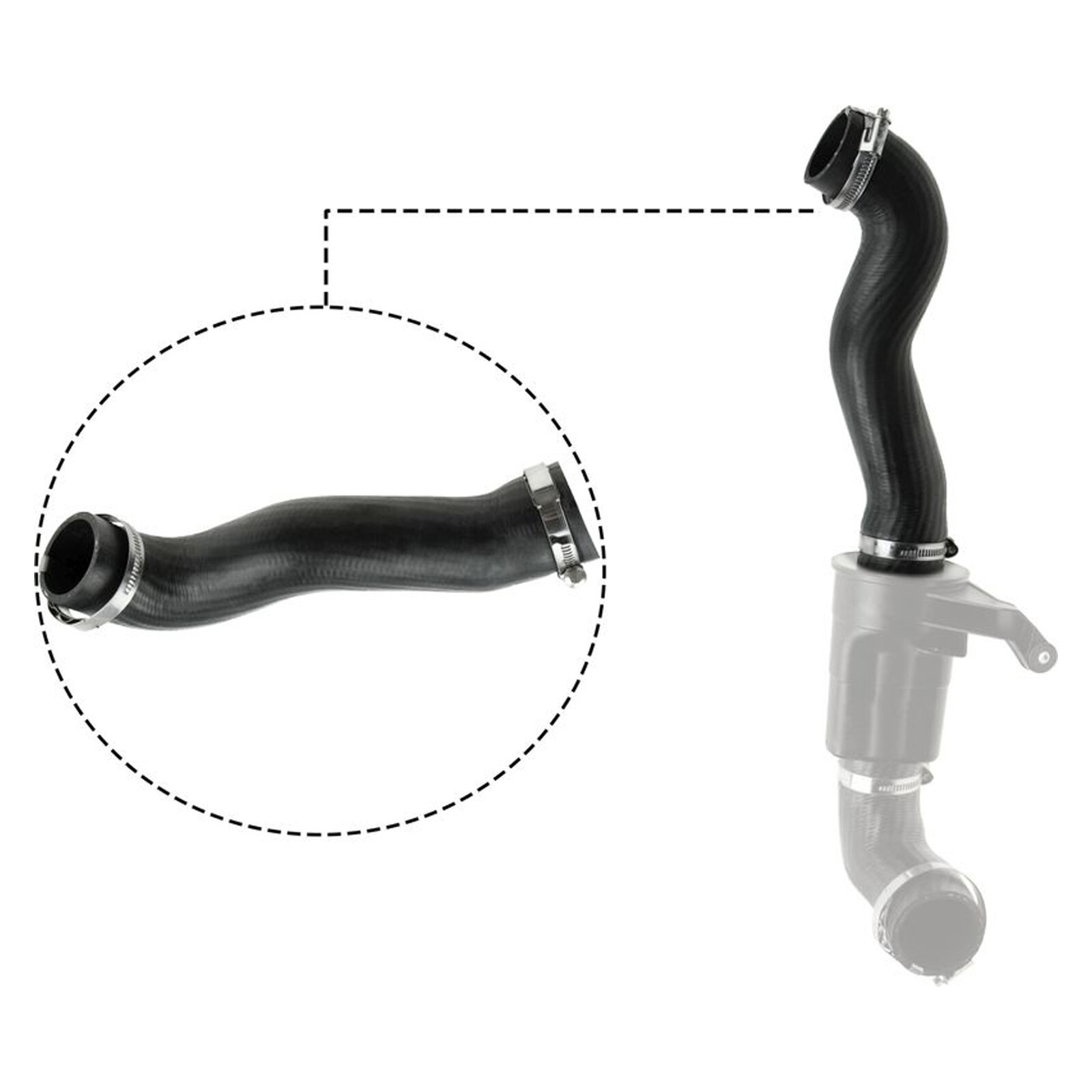 Gates Turbo Charger Hose 09-0718 - High Quality Replacement For Mini