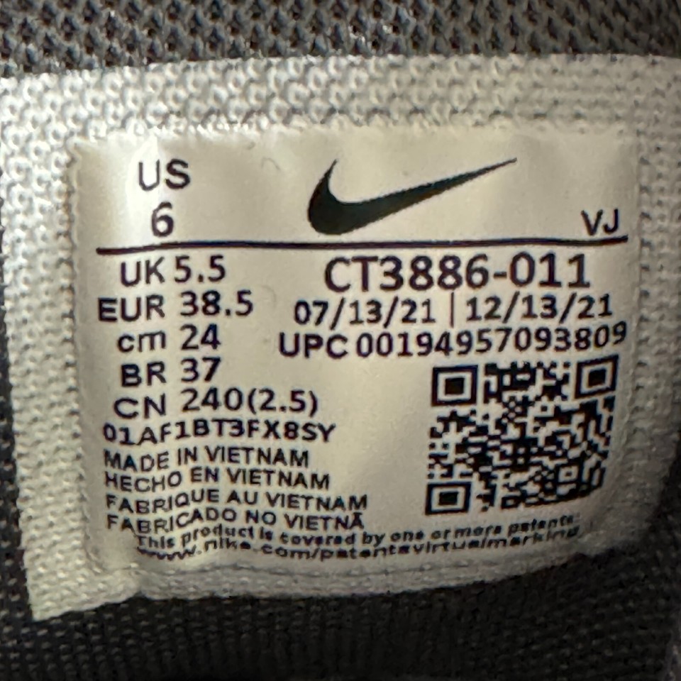 Mens 6 / Womens 7.5 Nike Free Metcon 4 Shoes Gray Cross Training