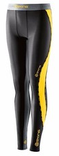 GREAT SAVINGS || Skins Dnamic Youth Compression Long Tights - Black/Citron