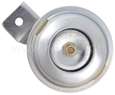 Horn 6V   100dB, Matt Silver, 71mm   Universal Fitment