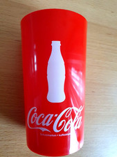 Coca Cola Becher+Flasche Toyota NEU trink-coke cup rot wei&szlig; Sammlerst&uuml;ck selten