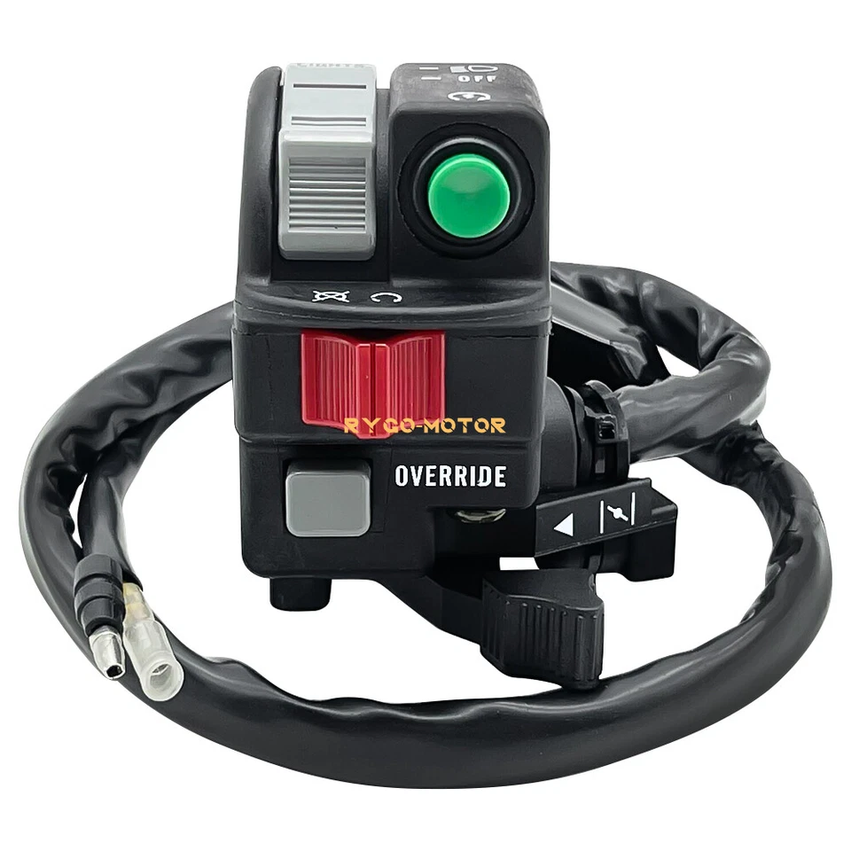 Left Handlebar Switch Start Stop Headlight for Kawasaki Prairie 360 KVF360 03-13 - Image 3 of 4