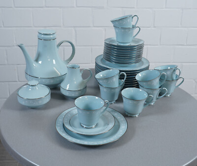 Noritake Love Song 8002 W81 porcelain coffee service 35 pieces 10 people Japan