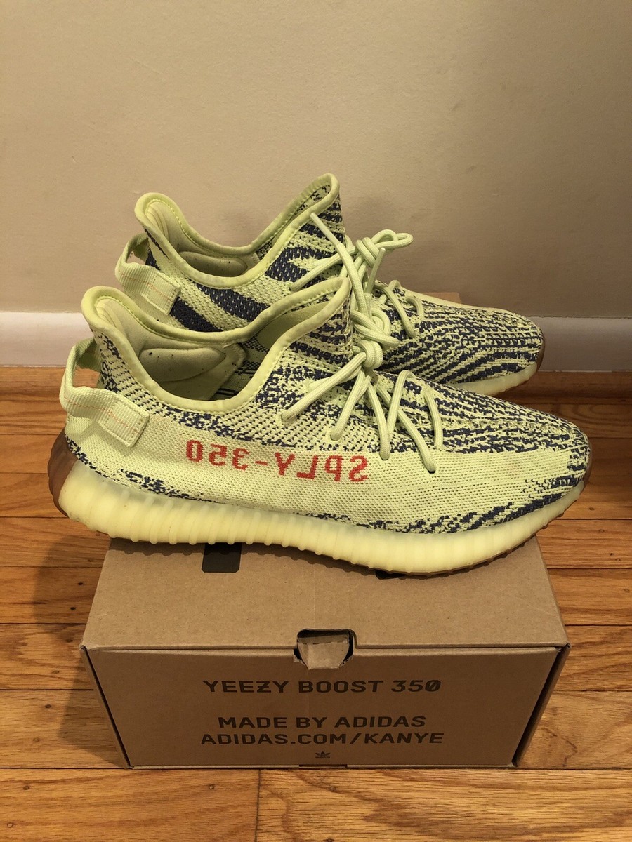 Size 11 adidas Yeezy Boost 350 V2 Low Semi Frozen Yellow