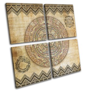 Mayan Calendar Ancient Religion MULTI CANVAS WALL ART ...