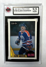 1987-88 O-Pee-Chee #199 Glenn Anderson | KSA Graded MINT 9.5