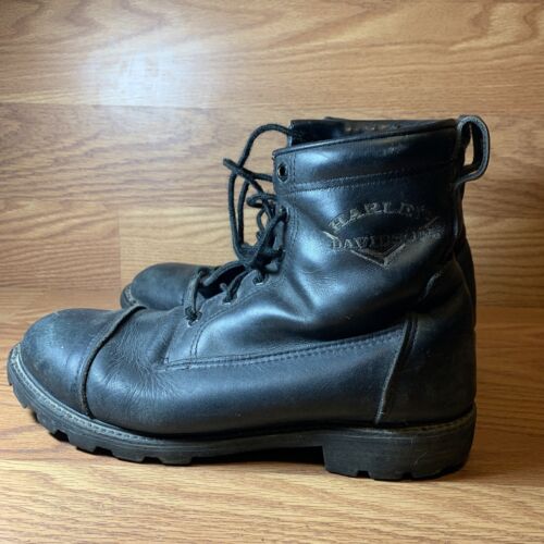 Harley Davidson Herren Größe 10 1/2 Leder kaputt in Motorradstiefel - Bild 4 von 8