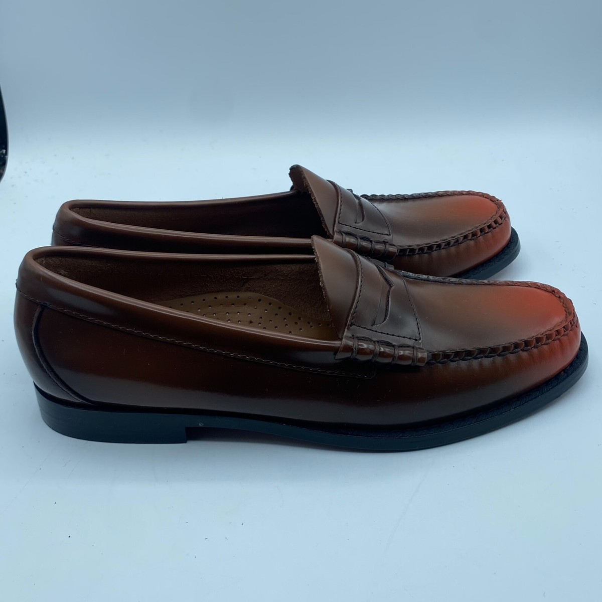 G.H. Bass Weejuns Men’s Larson Ombre’ Patent Leather Loafers 12D Academia Preppy Weejuns G H Bass Larson Lug Leather Loafers 9 D Mens Slip  main image 3