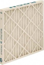 Made in USA 16" x 25" x 4", 80 to 85% Efficiency, Wire-Backed Pleated Air Fil...