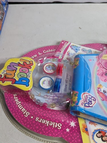 My Little Pony 2005 G3 the Fun Book Series Activity Fun Purse Book New - Picture 5 of 16