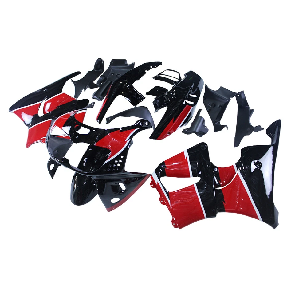 Kit de carenado rojo negro para carrocería de inyección ABS Honda CBR900RR 893 1996 1997 Foto 3 de 4