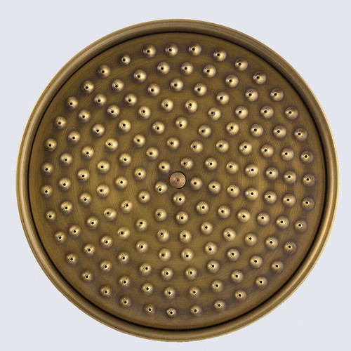 8 inch Round Antique Brass Bathroom Bath Rainfall Sprayer Shower Head - Picture 3 of 6