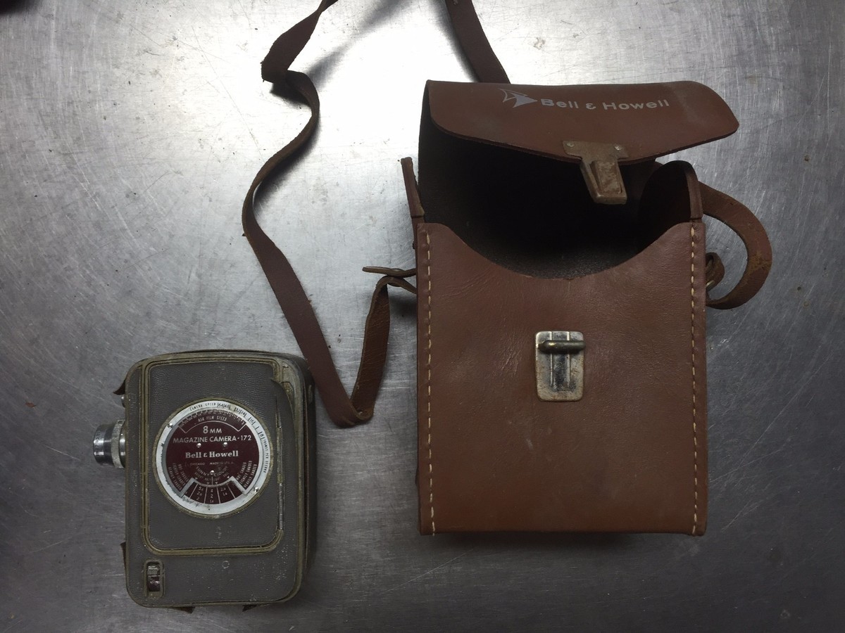 8ミリ MAGAZINE CAMERA 172 Bell & Howell Bell & Howell Magazine 172 8mm Film Cine Camera Body in Case