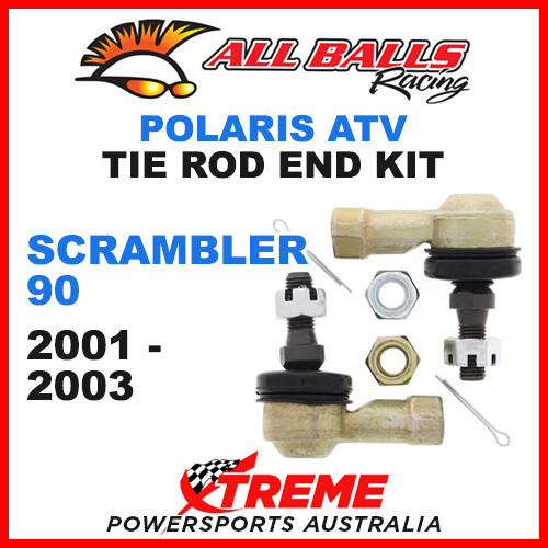 All Balls 51-1026 Polaris Scrambler 90 90cc 2001-2003 ATV Tie Rod End Kit - Picture 1 of 2