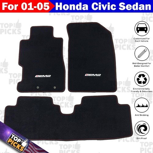 Kit De Alfombrillas Compatibles Con Honda Civic Coupe 2001
