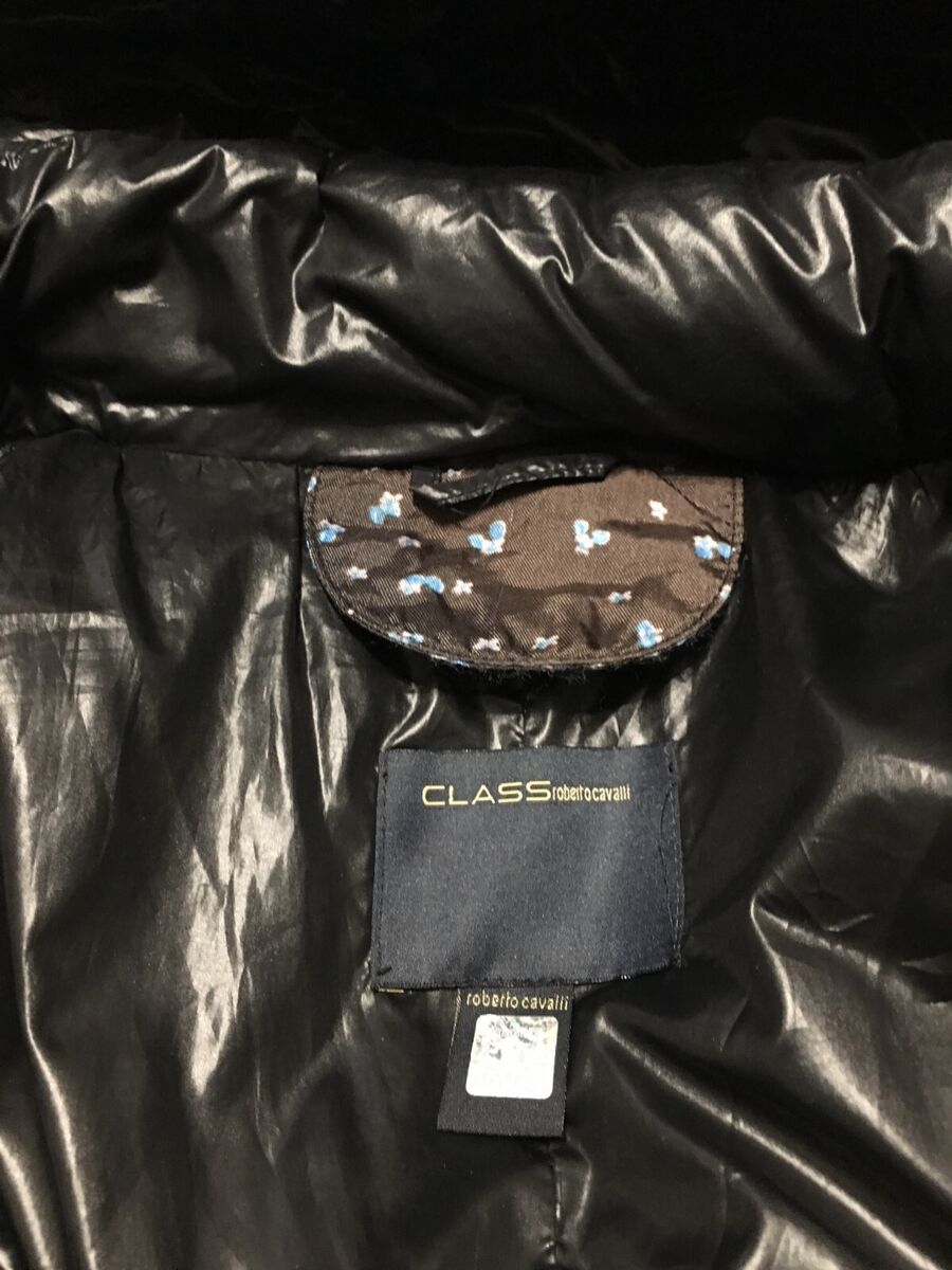 Roberto Cavalli Class Black Womens Down Jacket Size IT 46 | eBay Roberto Cavalli Class Black Womens Down Jacket Size IT 46 | eBay
