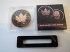 1 OZ/Unze Silber-MapleLeaf 2023 * Rose' Golden Veins Edition by Kettner