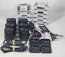 AXON FLEET 2 LOT OF 6 FRONT CAM AX1014 10 BATTERIES 4 DOCKS 1 REAR CAM TESTED