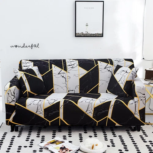 Elastische Sofabezug Garnitur für Wohnzimmer Couchbezüge rutschfeste Schonbezüge - Bild 38 von 51