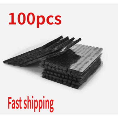 US 100Pcs Car Puncture Recovery Tyre Tubeless Seal Plug Strip Tire Repair Plug