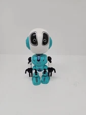 DITTO The Babble Bot Talking Metal Robot Teal USA Toys Repeats Voice Figure