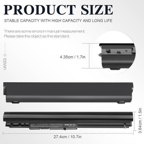 LA04 Battery Fr Hp Pavilion 15-N065SA 15-N070SA 728460-001 728461-001 752237-001 - Picture 8 of 16
