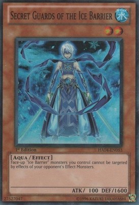 Secret Guards of the Ice Barrier - HA04-EN053 - Super Rare - Unlimited Edition -