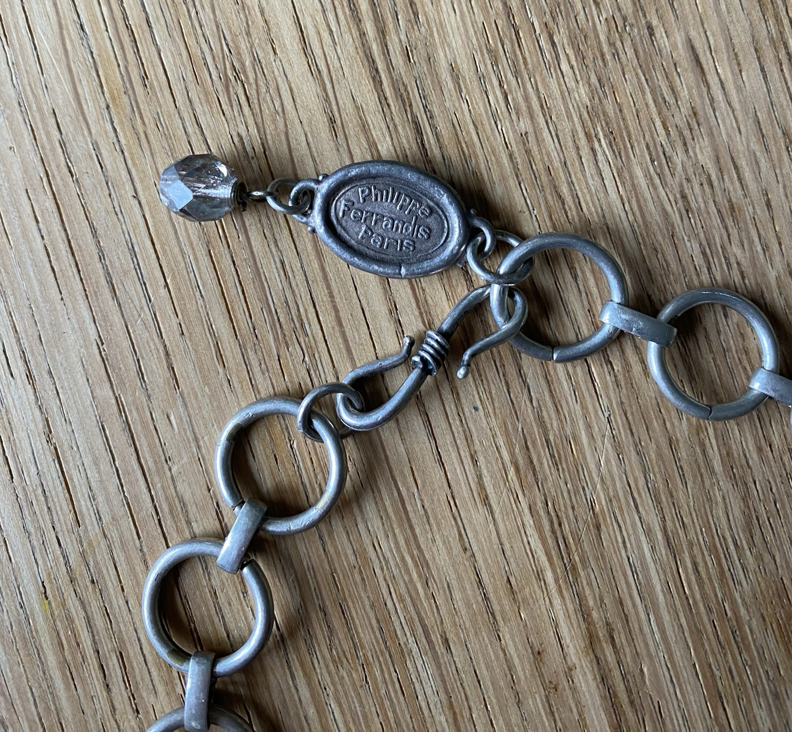 PHILIPPE FERRANDIS Signed Silver Multi-Charm & Be… - image 2