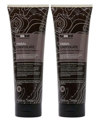 Tweak d by Nature Cleansing Hair Treatment TRIBAL CHOCOLATE 10.58oz ea-  2 TUBES
