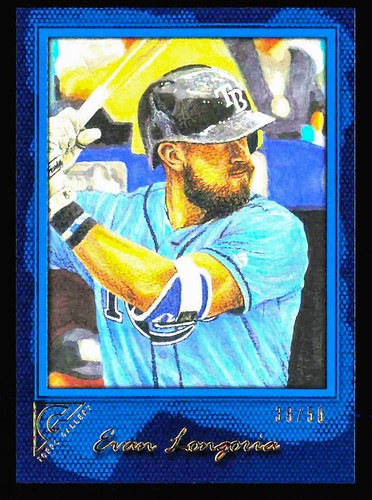 Evan Longoria [Blue] #20 2017 Topps Gallery card