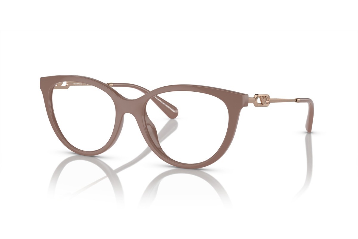 Emporio Armani EA4213U 51461W Shiny Tundra with Two Sun Clip-Ons 53mm