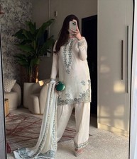 Indian Bollywood Trendy Designer Kameez Pakistani Dress Party Long Gown Salwar