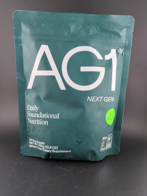 AG1 Next Gen Athletic Green 30 Day Supply 13.8 Oz Expires 1/2027 New 390g Sealed