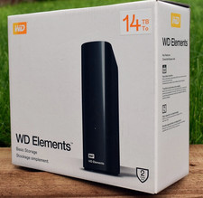 WD Elements Desktop 14TB External Hard Drive — USB 3.0, 5400 RPM