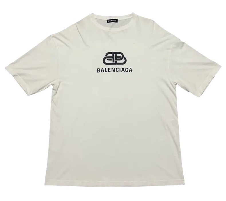 BALENCIAGA ロゴ Tシャツ ホワイト Balenciaga Logo T-Shirt in White | eBay