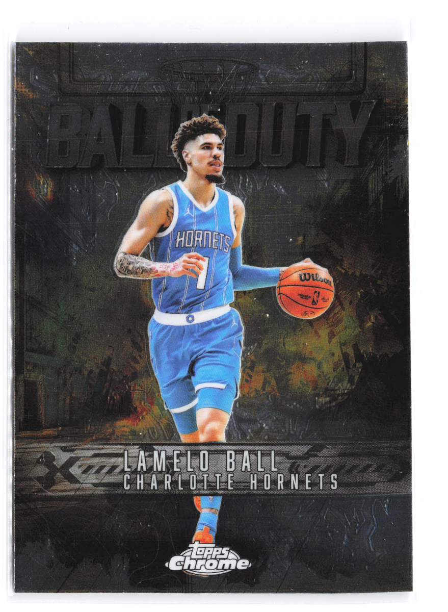 2025-26 Topps Chrome #BD-13 Ball of Duty LaMelo Ball Charlotte