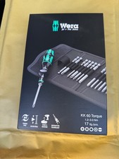 Wera Kraftform Kompakt 60 torque screwdriver set 1.2–3.0nm – 17pc – BRAND NEW