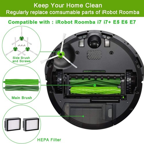 Ricambi per Irobot Roomba E/I/J Serie I7 I7+ I3 I3+ I4 I4+ I6 I6+ J7 J7+ I8 I8+ - Foto 16 di 24