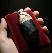 Toki Genuine NZ Argolite  Pendant - Maori Strength & Authority Necklace