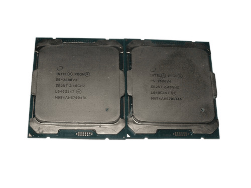 Matched Pair _____ Intel Xeon E5-2680 V4 14 Core 2.4Ghz SR2N7 Processor
