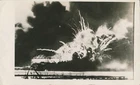 Snapshot Vintage Photo Attack Pearl Harbor WWII WW2 Bombing Hawaii USS Shaw
