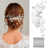 Brautschmuck Hochzeit Haarkamm Haarschmuck Kamm Braut Kopfschmuck Mit Perlen Und