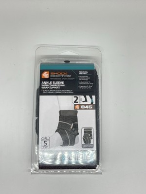 NEW Shock Doctor 847 Ankle Stabilizer Brace Black Level 2 Medium