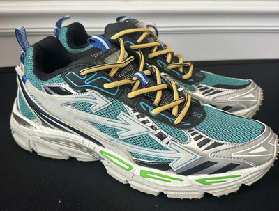 Off-White Arrow Mesh Shoes Mens Size 13 Multicolor Chunky Running Sneakers