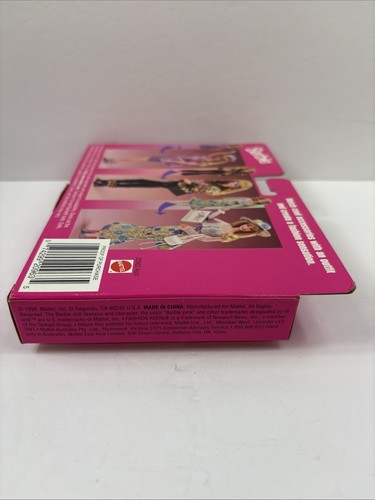 BARBIE DOLL FASHION AVENUE GREEN FLORAL 1998 ACCESSORIES 20963 NIP - Picture 8 of 9