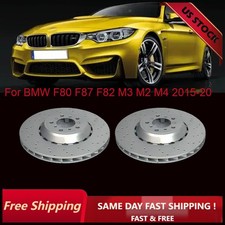 For BMW F80 F87 F82 M3 M2 M4 2015-20 Front Left & Right 380mm Brake Disc Rotors