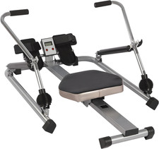 Vogatore 2 in 1 per Casa, Vogatore Idraulico, Dispositivo Fitness Con Display LC