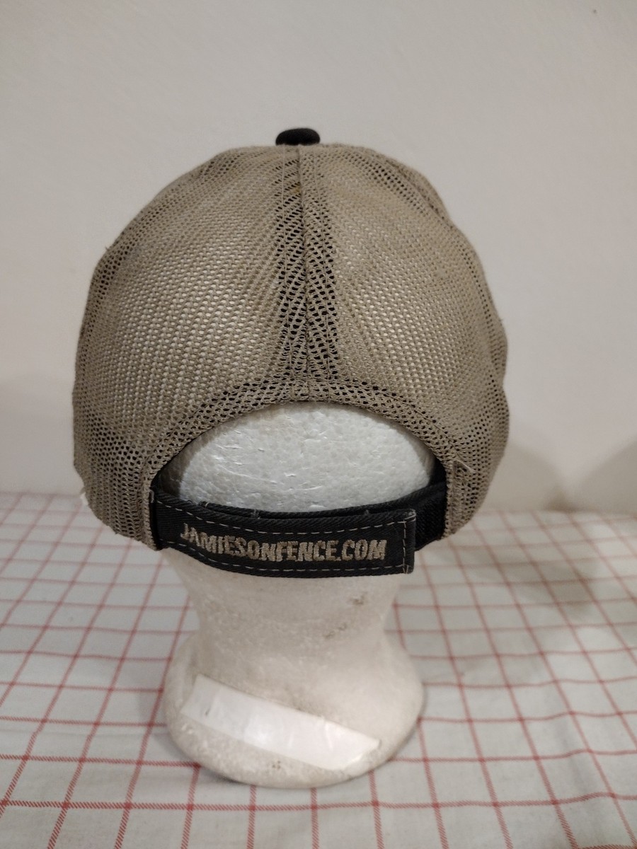 Jamieson Fence Supply Employee Cap Hat Gray Mens Adjustable Embroidered Mesh View 4