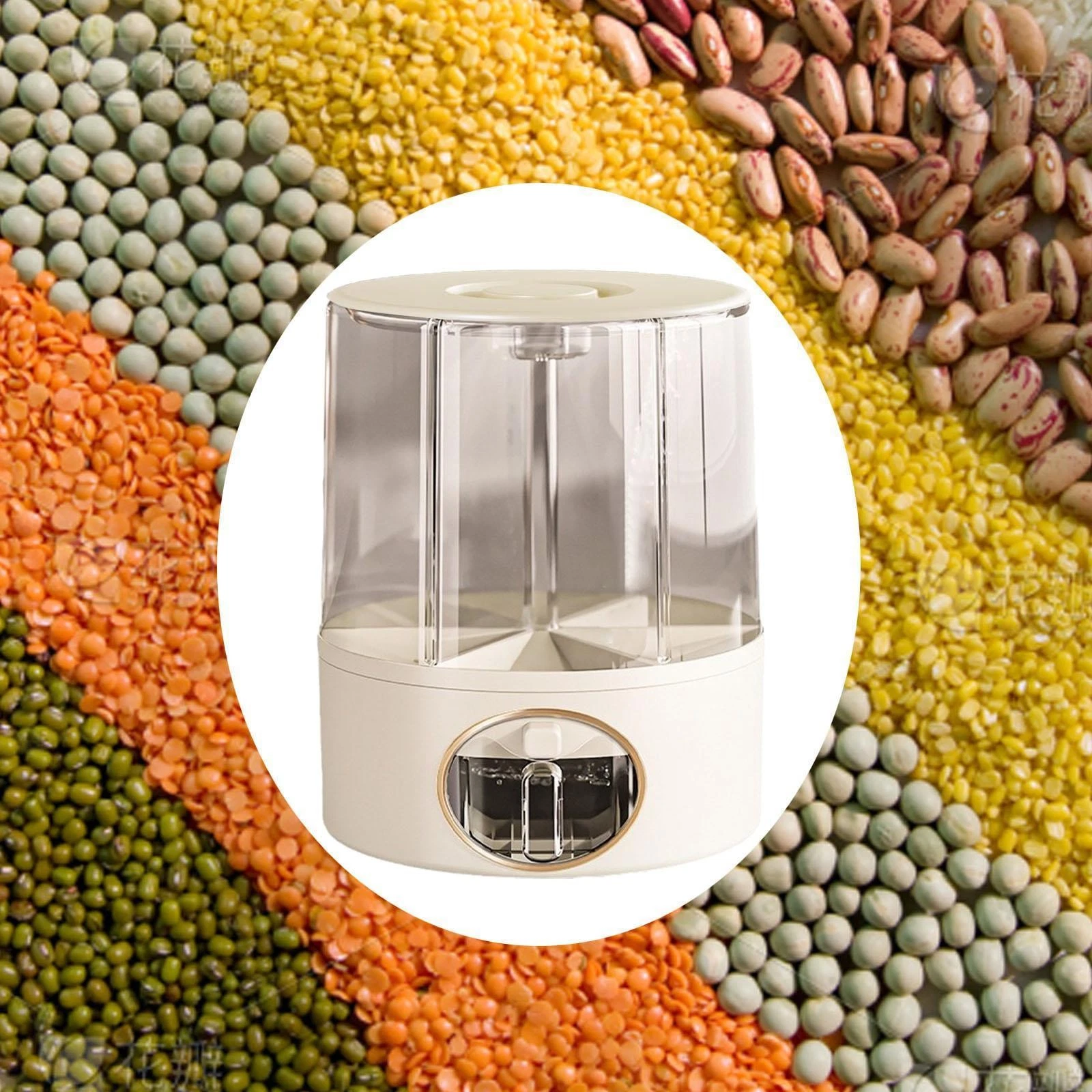 Rice Storage Container Cereal Dispenser Grain Bucket