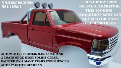 90S BLACKFOOT F150 Lightning? AUTO SHOP Painted TAMIYA NO FRONT BODY POST HOLES